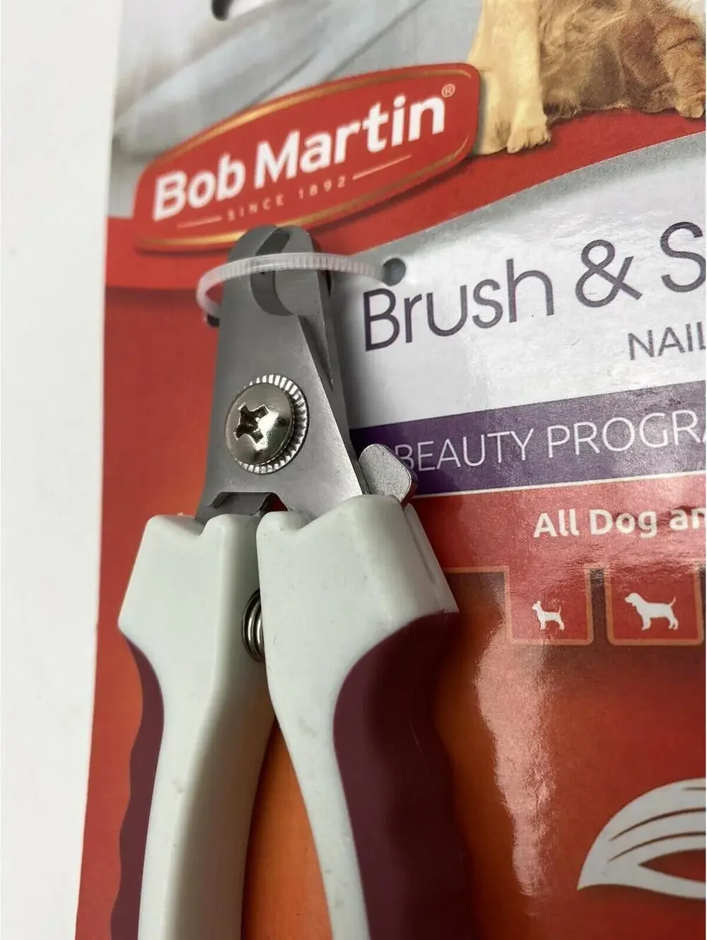 Bob Martin Dog Nail Clippers, Safe & Effective Pet Grooming Tool, New
